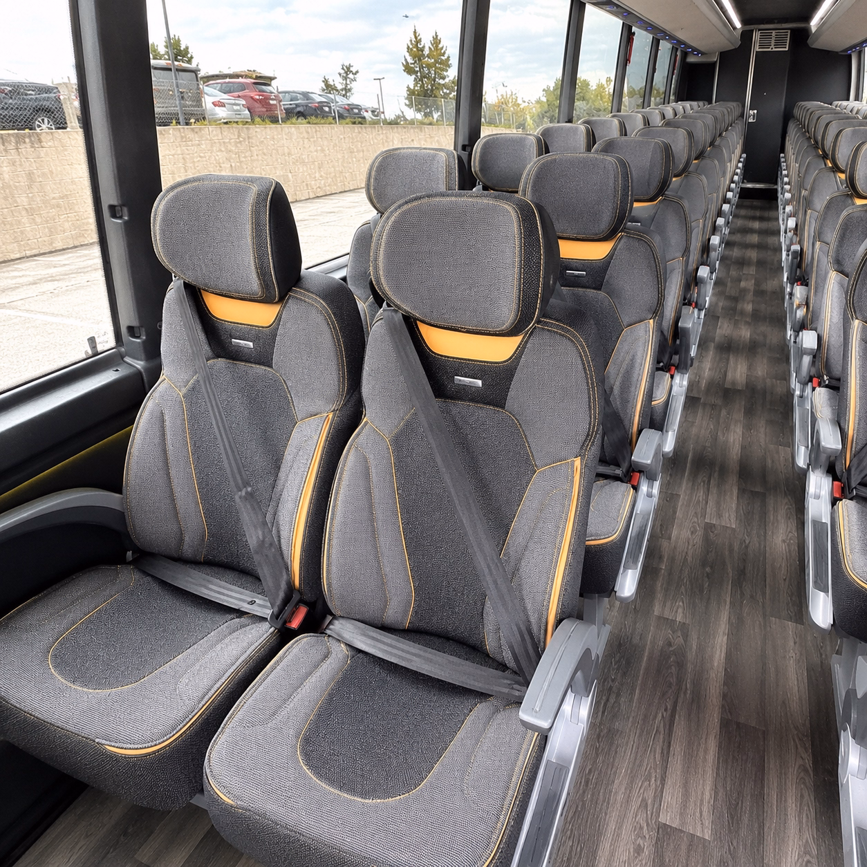 daytona beach charter bus interior
