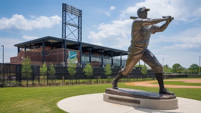 jackie robinson ballpark and statue